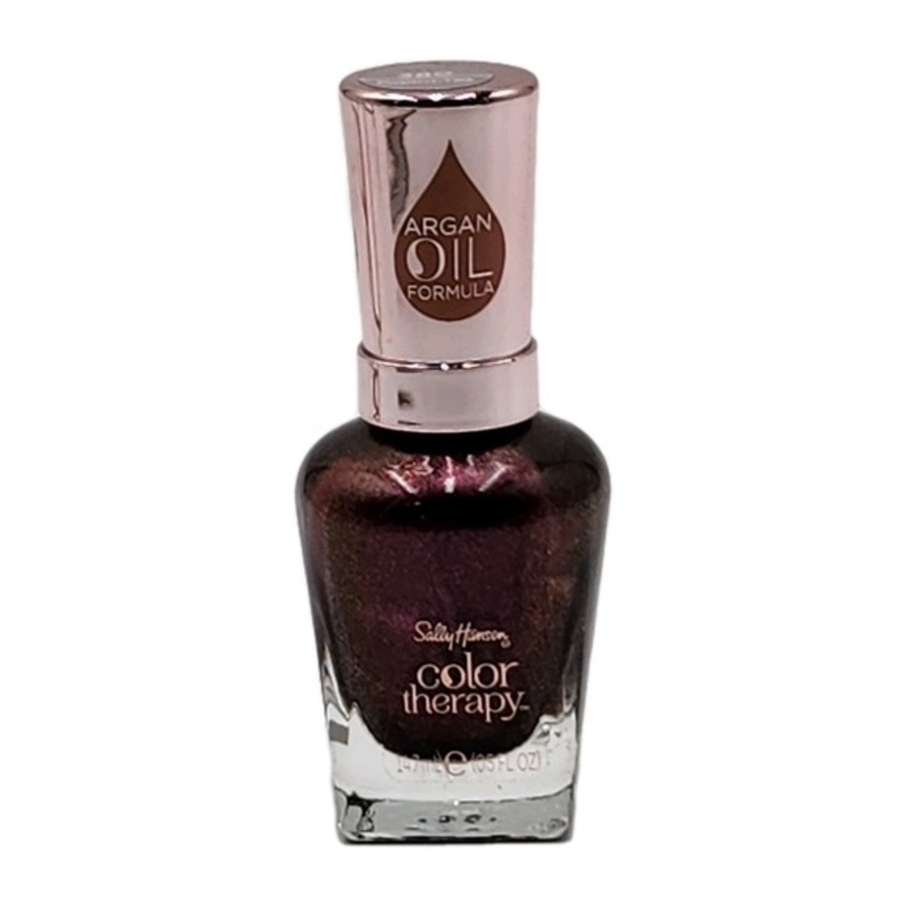 Sally Hansen Color Therapy‎ Nail Polish Positivi Tea 380 Argan Oil .5 Fl Oz New